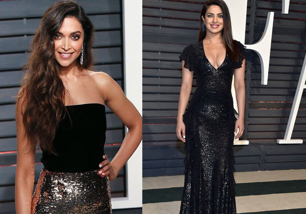 628px x 440px - Priyanka, Deepika sizzle at Oscars 2017 after-party | Hollywood News â€“  India TV