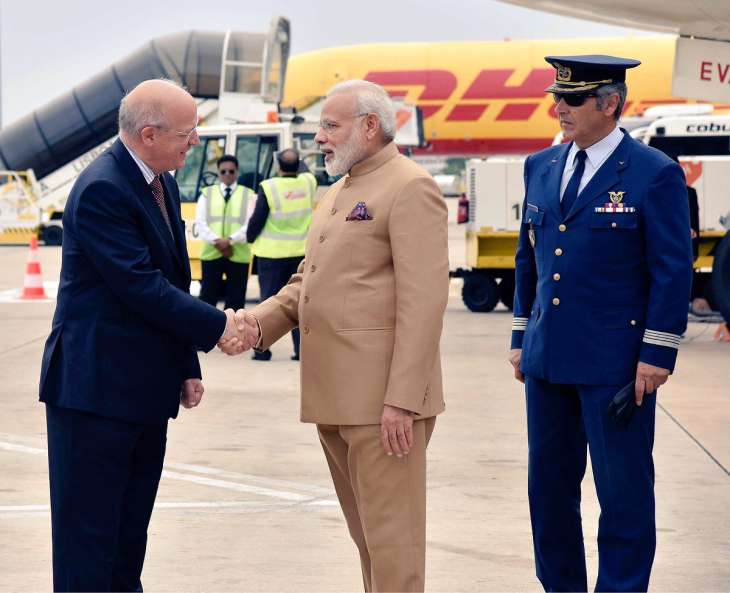 PM Modi Arrives In Portugal On First Leg Of Three-nation Visit | World ...