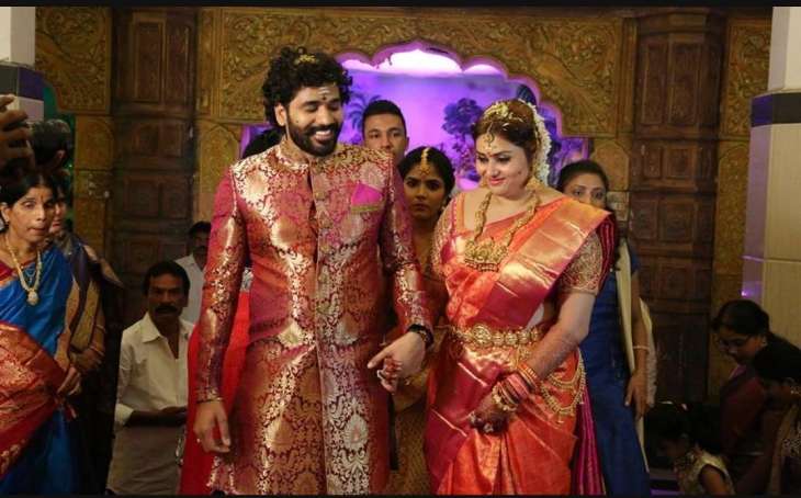 namitha wedding saree