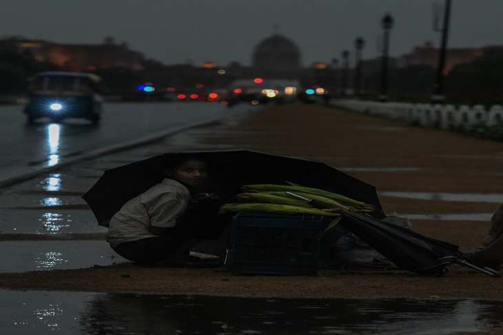 Rain Brings Respite From Scorching Heat In Delhi Ncr Disrupts Flight