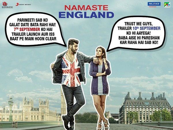 Namaste England: Arjun Kapoor and Parineeti Chopra's cute banter about  trailer release date keeps Twitter engaged | Bollywood News – India TV