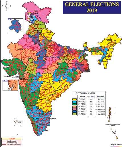 Lok Sabha Elections 2019 Know The Dates Of Polling In Your Constituency Lok News India Tv 