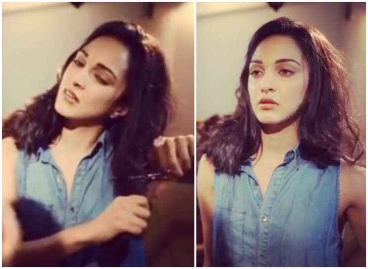 Kiara Advani gives herself a short haircut while she cribs about hectic  lifestyle; Watch THIS viral video | Celebrities News – India TV