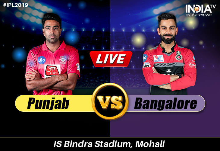 KXIP vs RCB, Live Cricket Streaming: When and Where to Watch IPL 2019 Cricket  Match Online free on Hotstar and TV | Cricket News – India TV