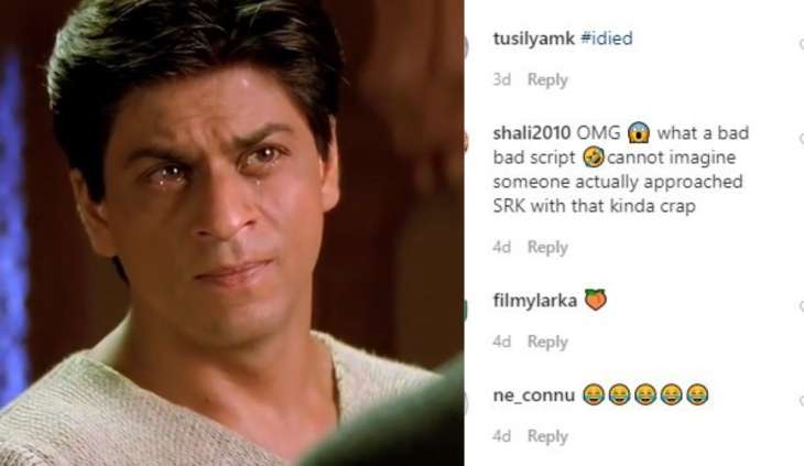 When Shah Rukh Khan was called dirty-minded for rejecting a cringe-worthy  script | Entertainment News – India TV