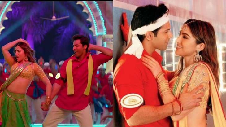 Coolie No 1 song Teri Bhabhi out: Witness Varun Dhawan, Sara Ali Khan's  first romantic-dance track | Music News – India TV