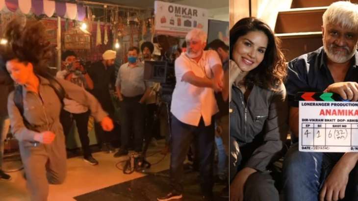 Sunny Leone posts funny video from Anamika's set, says filmmaker Vikram Bhatt has 'eye of the tiger' | Celebrities News – India TV Sunny Leone posts funny video from Anamika's set, says filmmaker Vikram Bhatt has 'eye of the tiger' | Celebrities News – India TV