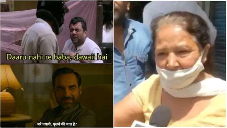 Ek Peg Roz Ka: Netizens react to Delhi woman's viral rant on alcohol with  Mirzapur, Ramayan & Hera Pheri memes | Trending News – India TV
