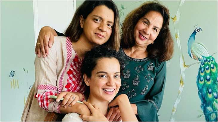 kangana ranaut family