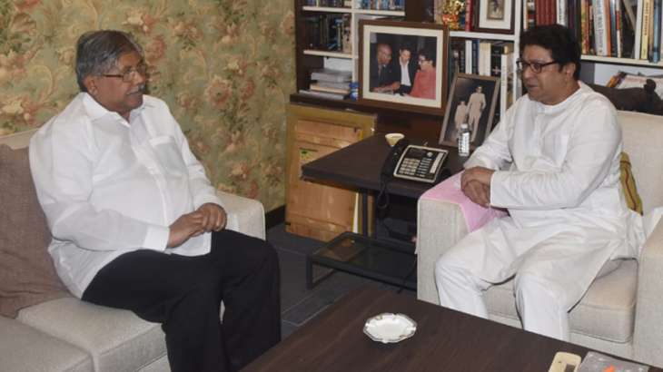 Chandrakant Patil Meets Raj Thackeray BJP MNS Alliance BMC Polls BMC 