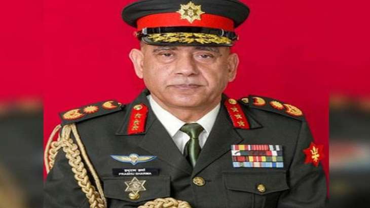 Nepal Army Chief Gen Prabhu Ram Sharma General of Indian Army title ...