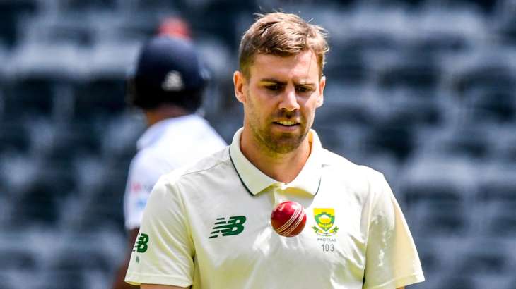 South African pace bowler Anrich Nortje ruled out of India Test series ...