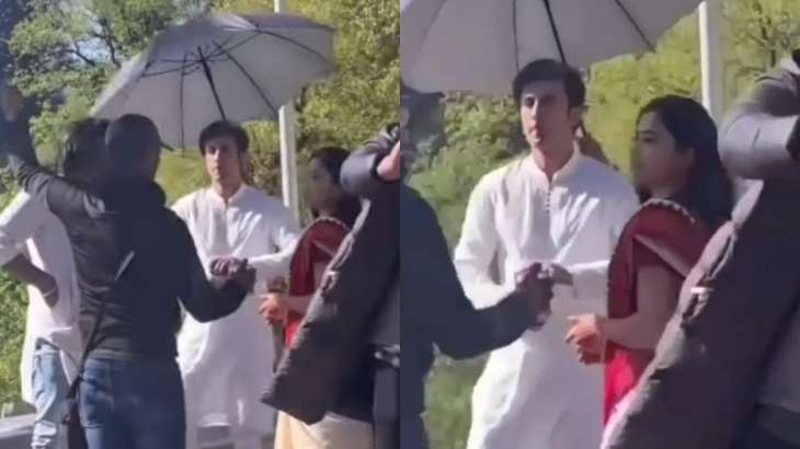 Ranbir Kapoor-Rashmika Mandanna are a sight to behold in leaked video from  Animal sets | WATCH | Celebrities News – India TV