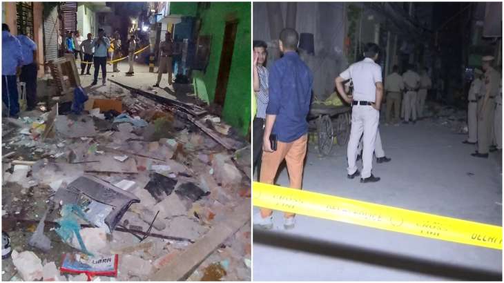 Delhi: 2 Floors Of Building Collapse After Blast Due To LPG Gas Leakage ...