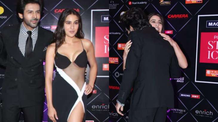 Awww! Kartik Aaryan hugs Sara Ali Khan as they pose together for first time  after rumoured break-up | Celebrities News – India TV