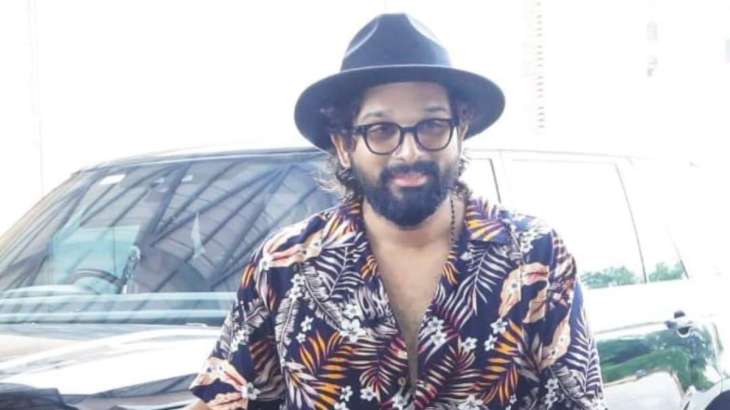 Allu Arjun styles his floral shirt with hat for Trivikram Srinivas' shoot.  See pics | Celebrities News – India TV