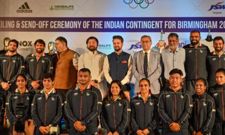 Indian Contingent for CWG 2022.