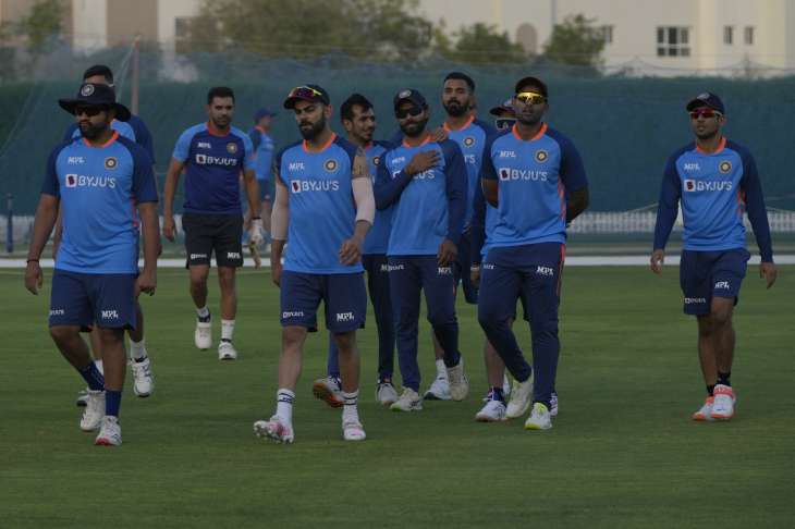 Indian team ahead of Pakistan Clash.