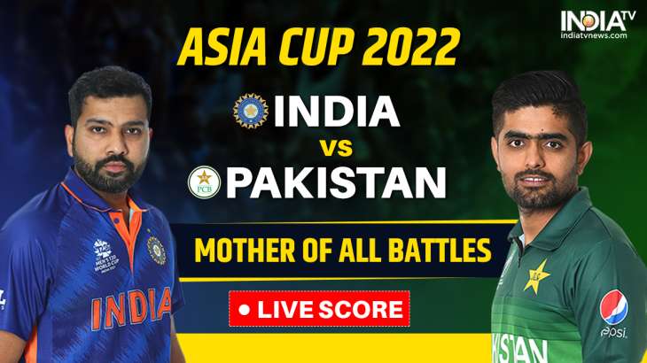 India vs Pakistan: Live Updates.