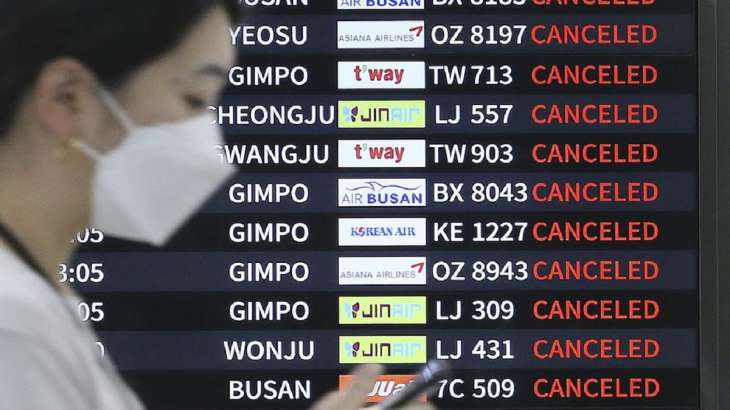 South Korea, South Korea flights cancelled, South Korea typhoon