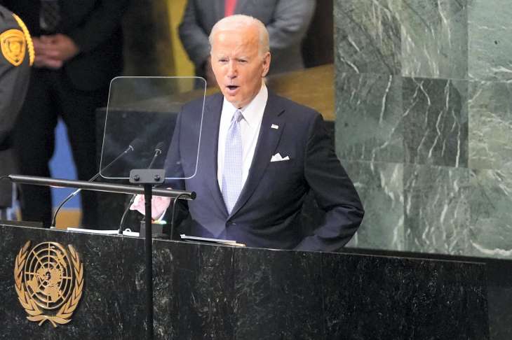 US President Joe Biden condemned the forceful invasion of