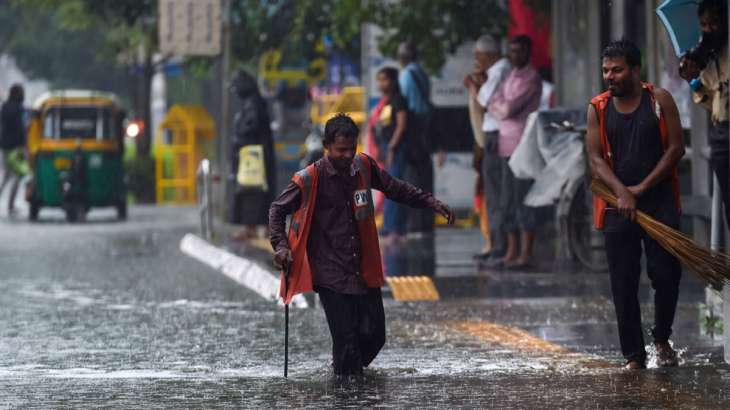 delhi rains, rains in delhi, delhi rains today