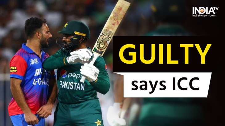 Asia Cup 2022: ICC penalises Pakistan batter Asif Ali, holds this  Afghanistan player guilty too | READ | Cricket News – India TV
