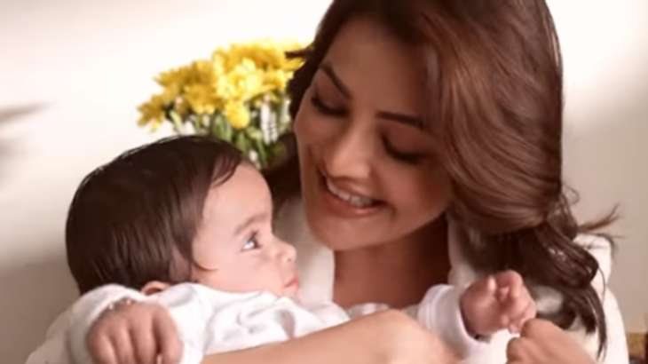 Kajal Aggarwal FINALLY reveals her baby boy's face