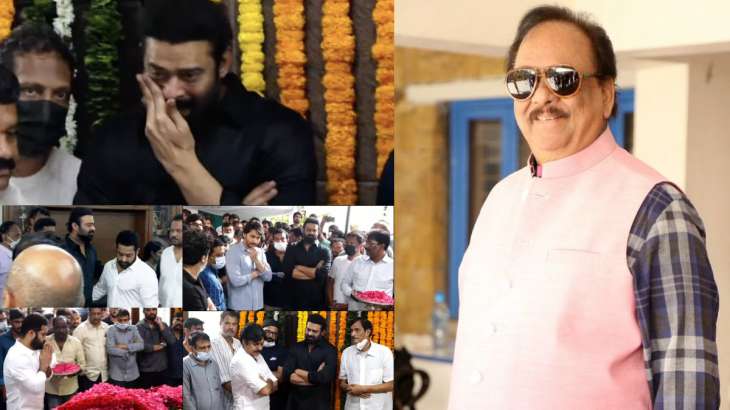 Krishnam Raju Funeral rebel star last rites