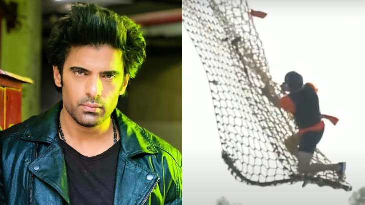 Mohit Malik performed a helicopter stunt in Khatron Ke Khiladi 12 semi-finale 