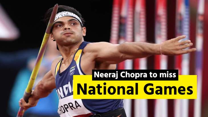 Neeraj Chopra, National Games, Javelin thrower