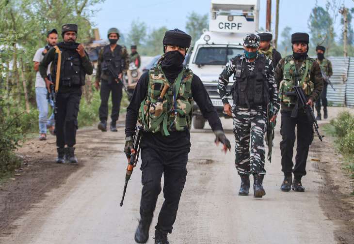 Pasukan keamanan di Jammu dan Kashmir
