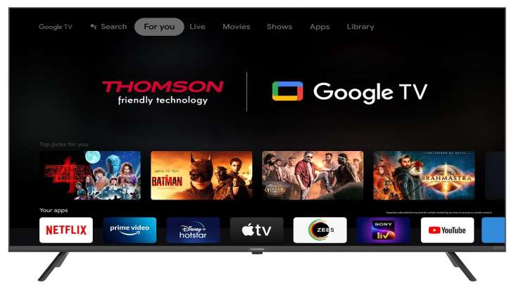 Thomson launches 3 QLED sequence with Google TV beginning at Rs 33,999 ...