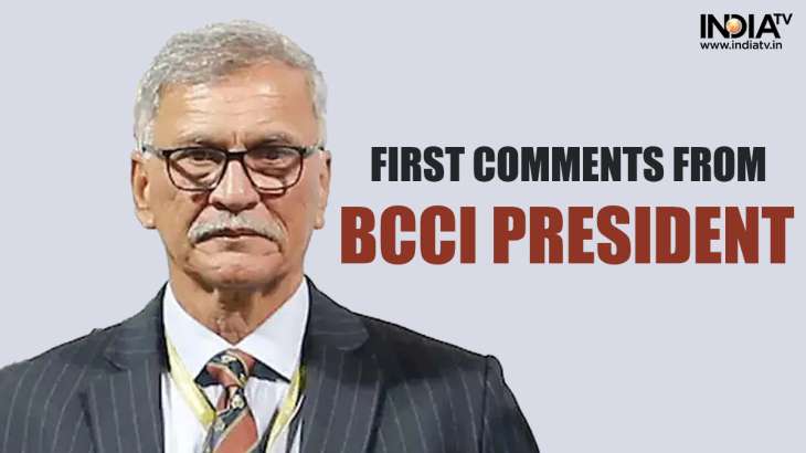 Bcci President Roger Binny Reacts For First Time Emphasizes On Fitness Cricket News India Tv