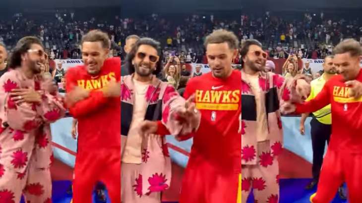Ranveer Singh and NBA star Trae Young
