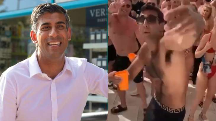 Rishi Sunak Parties In Ibiza After Poll Victory Uk Pm S Doppelganger