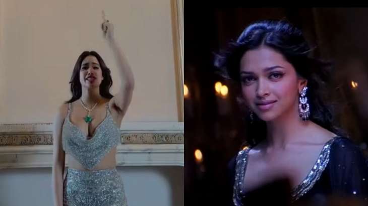 Janhvi Kapoor recreates Deepika Padukone's iconic 'Om Shanti Om' scene |  Watch | Celebrities News – India TV