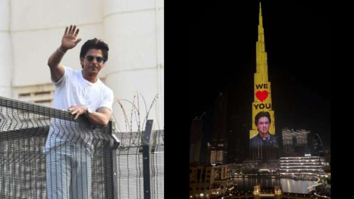 Burj Khalifa Lights Up To Wish Shah Rukh Khan On Birthday, Message ...