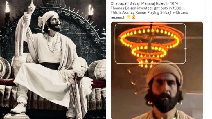 Akshay Kumar trolled for his look as Chattrapati Shivaji