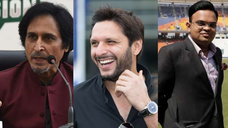 Shahid Afridi, jay Shah, Ramiz Raja