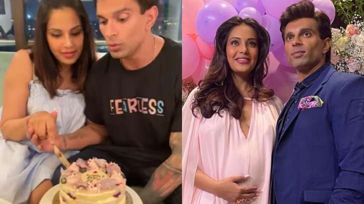 Bipasha Basu-Karan Singh Grover’s daughter Devi turns a month old; couple celebrates | VIDEO