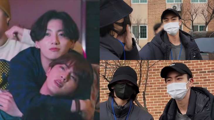 bts viral video jungkook pics jin military photo