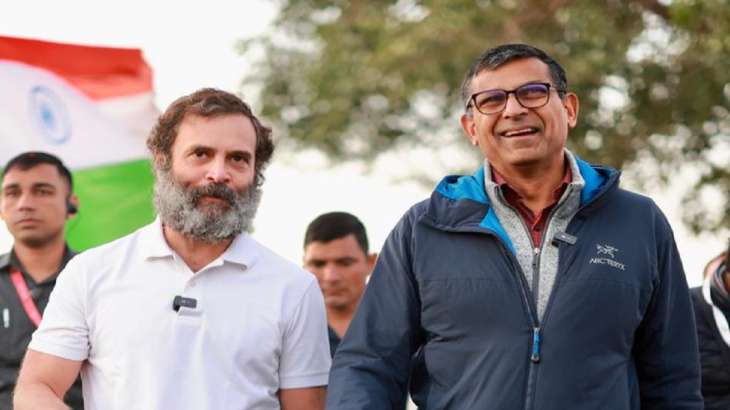 Raghuram Rajan with Rahul Gandhi