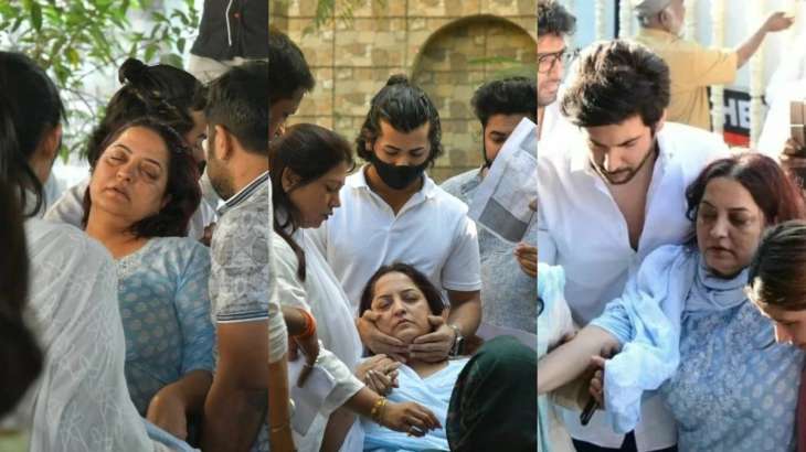 Tunisha Sharma's mother faints during the last rites of the late actress