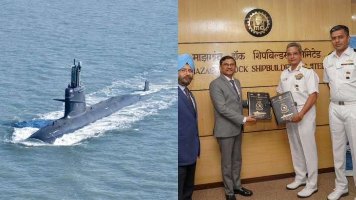 India Navy Welcomes The Fifth Scorpene Submarine Vagir To Be ...