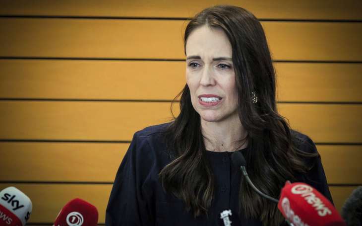 New Zealand outgoing Prime Minister Jacinda Ardern 