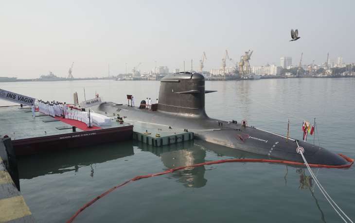 INS Vagir is being commissioned into the Indian Navy. 