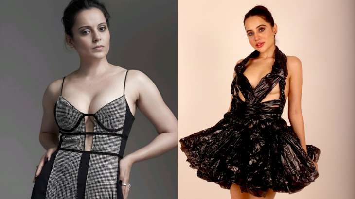 Kangana Ranaut and Urfi Javed's Twitter upload