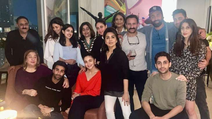 Kapoor family get together pictures