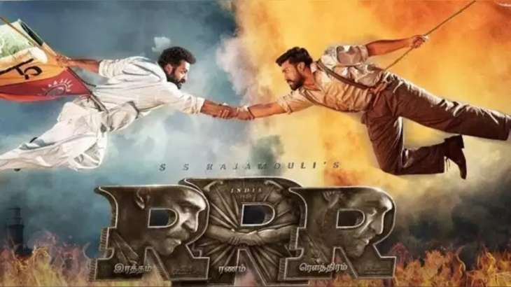 Jr NTR and Ram Charan in a still from RRR